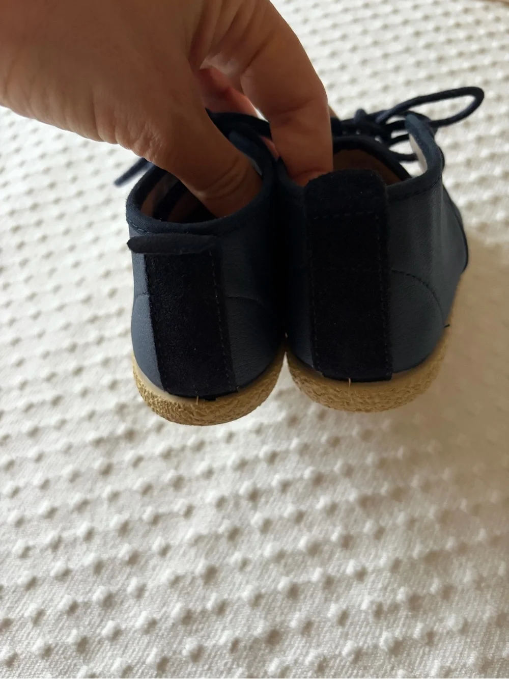 Navy Toddler Lace-Up Dress Shoes